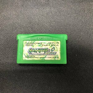 GBA ポケットモンスター リーフグリーン ゲームボーイアドバンス 動作確認済み Nintendo ニンテンドー Q122