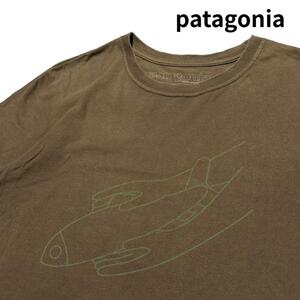 USA製　patagonia パタゴニア　オーガニックコットン　Tシャツ　魚