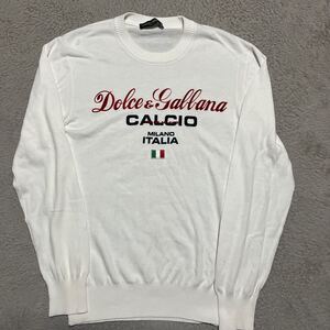 国内正規品　DOLCE&GABBANA ドルガバ　ニット　セーター　白　ホワイト　46 