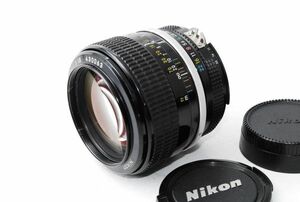 ★希少品★ ニコン NIKON NEW NIKKOR 85mm F1.8 Ai改 MF オールドレンズ #J72230-270