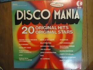 V.A.★ DISCO MANIA 20 ORIGINAL HITS ORIGINAL STARS ☆