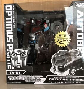 トランスフォーマーミュージアム限定 アニメイテッド オプティマスプライム ブラックVer. TRANSFORMERS ANIMATED BLACK OPTIMUS 未開封新品