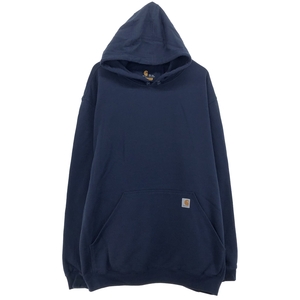 古着 ビッグサイズ カーハート Carhartt ORIGINAL FIT スウェットプルオーバーパーカー メンズXXXL相当 /eaa399997