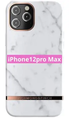 ◎ iPhone12Pro Max北欧 デザイン ハイブリッド 耐衝撃