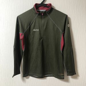 Marmot マーモット HEAT NAVI ヒートナビ ハーフジップシャツ 長袖シャツ Sサイズ