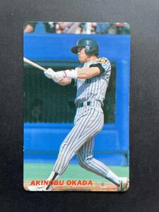 カルビープロ野球カード 90年 No.116 岡田彰布 阪神タイガース 1990年 ① (検索用) レアブロック ショートブロック ホログラム 地方版 金枠