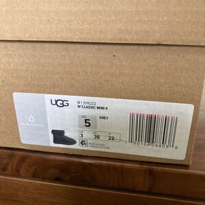 UGG クラシックミニⅡ グレー 未使用品