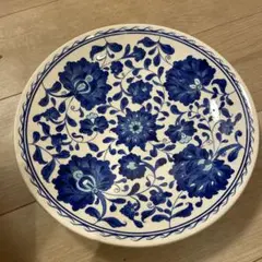 トルコ 手描きのトルコ・キュタフヤ陶器 飾り皿 工芸品 民芸品 雑貨 手描き絵皿