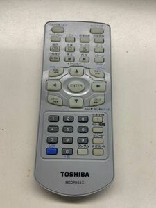 【wy-13-051】TOSHIBA ポータブル DVDプレイヤー リモコン MEDR16JX