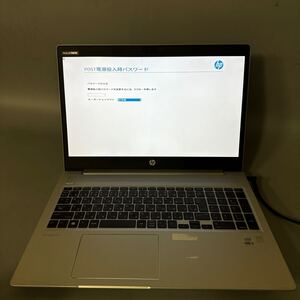 JXJK5634 HP ProBook 450 G7 /Core i5-10210U 1.60GHz/メモリ8G /パスワード/画面縦線