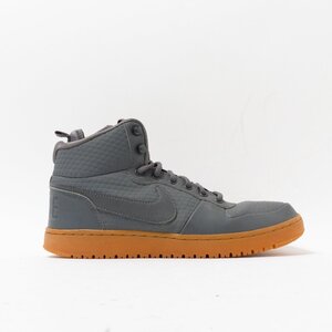 【1円スタート】 NIKE ナイキ AA0547-001 COURT BOROUGH MID WINTER コート ボロー ミッド ウィンター グレー スニーカー US8.5 26.5cm