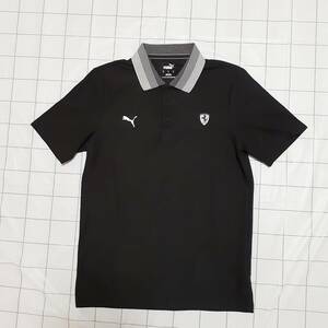 PUMA　プーマ　Ferrari　フェラーリー　ポロシャツ　size　S　ブラック　未使用