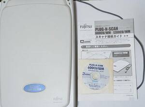 FUJITSU USB対応スリムスキャナ PLUG-N-SCAN 600CU/WM【ACアダプタなし】