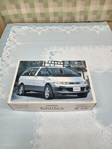 アオシマ 　　　1/24 エスティマ・ G 4WD ツインムーンルーフ toyota estima emiｎa プラモデル　　　ｒｖ－７　