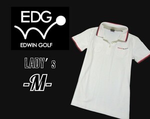 送料込み レディースM◇EDWIN GOLF◇ポロシャツ