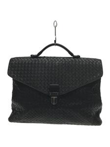 BOTTEGA VENETA◆ブリーフケース/レザー/BLK/V4190