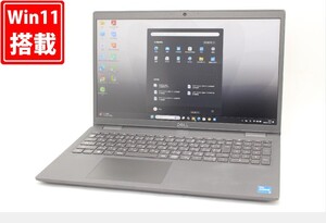 1146時間 中古 フルHD 15.6型 DELL Latitude 3520 Windows11 第11世代 i5-1145G7 16GB NVMe 256GB-SSD カメラ 無線Wi-Fi6 Office 管:1022m