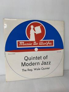 RARE 10 The Reg Wale Quintet Quintet Of Modern Jazz Music De Wolfe DW/LP 3108 UK 1971 original