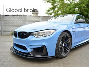 BMW M4 F82 Mパフォーマンス フロント リップ スポイラー / フロント スプリッター バンパー エプロン ディフューザー