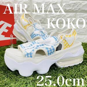 即決 ナイキ ウィメンズ エアマックス ココ サンダル 厚底 ボリュームサンダル Nike Air Max Koko レディース 25.0cm 送料込み FJ0306-400