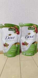 ☆新品☆Dove☆ボディウォッシュ☆ホホバオイル＆サンダルウッド☆詰替 330g ２個セット☆ダヴ☆