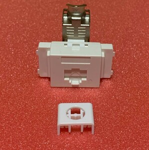 CAT.6A 専用工具不要 埋め込み STP メタルシールド モジュラージャック