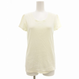 バナナリパブリック BANANA REPUBLIC 美品 Tシャツ カットソー クルーネック S 白 ホワイト /JS 1104 ■GY09 レディース