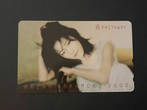 ★希少★未使用★中森明菜★2000 FAITHWAY★テレフォンカード50度数 昭和アイドル ★