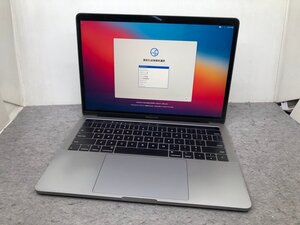 1円ジャンク【Apple】MacBook Pro 13inch 2019 Four Thunderbolt 3 ports A1989 Corei5-8279U 16GB SSD256GB NVMe OS11.6 中古Mac US配列