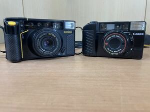 RM5566 コンパクト Ｃanon Autoboy2 AUTO FOCUS フィルムカメラ KONICA コニカ MR.70 動作未確認 現状品 2点 0923