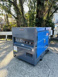 DENYO デンヨ エンジン コンプレッサー DIS-140LB/-C ディーゼルエンジン 2269hr 美品