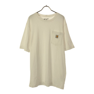 カーハート 半袖 Tシャツ M ホワイト Carhartt ポケT メンズ