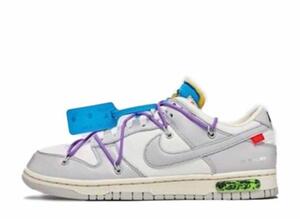 Off-White Nike Dunk Low "Sail/Neutral Gray" 23cm DM1602-125