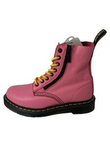 Dr.Martens◆ブーツ/UK4/PNK/レザー/AW005