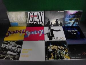 GLAY　CDアルバム12枚セット(4種DVD付)　GLAY/ JUSTICE/ GUILTY/ 他