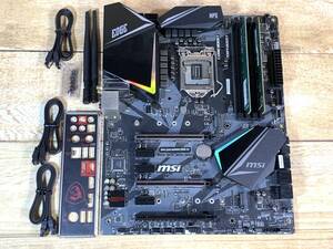 ★msi LGA1151 8/9世代 M.2×2 Type-C HDMI Intel Wireless-AC 9462 マザーボード MPG Z390 GAMING EDGE AC 8GBメモリ付属 良品★