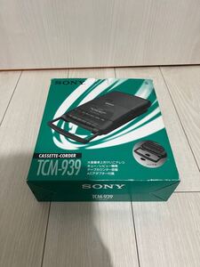 【未使用】 SONY カセットレコーダー　TCM-939 ソニー