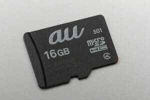 16GB microSDHCカード au