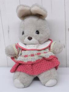 昭和レトロ 当時物 ＊レトロぬいぐるみ＊中島製作所 NAKAJIMA うさぎ ラビット ＊HEART & HEART LOVELY FANCY PET ＊MADE IN JAPAN 日本製