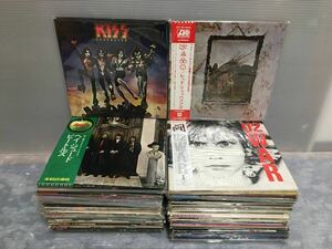 □ B793 □LP レコード ROCK ロック 91枚まとめ US/赤盤含 KISS/LED ZEPPELIN/BEATLES/U2/Pink Floyd/David Bowie/DEEP PURPLE/QUEEN