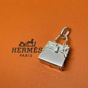 1スタ 【希少 美品】HERMES エルメス ケリー モチーフ　 ピルケース ペンダントトップ ネックレス チャーム ヴィンテージ 1円スタート