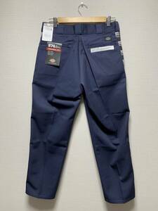 未使用☆ [BEDWIN × Dickies] 18AW 定価22,000 10/L 874 TC PANTS TUHNDERS コラボワークパンツ ネイビー 2 32 ベドウィン ディッキーズ