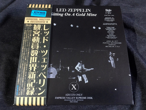 ●Led Zeppelin - 観客動員数世界新記録 Sitting On A Gold Mine : Empress Valley プレス3CD紙ジャケット