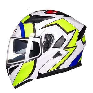 TZX614★多色選択可能ヘルメット フルフェイスヘルメット システムバイクヘルメット フリップアップ ダブルレンズ大人気最新モデル