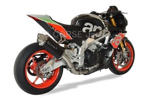 APRILIA TUONO V4-R / RSV-4 2017～2018 スリップオンマフラー HP CORSE エイチピーコルセ