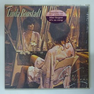 11209692;【US盤/ハイプステッカー/シュリンク/見開き】Linda Ronstadt / Simple Dreams