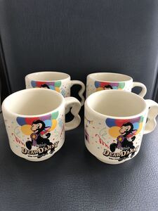 ◇　こひつじのダニー　スーベニアカップ　4個セット　マグカップ　TDL ディズニーランド