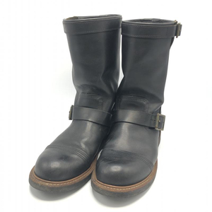 【中古】RED WING アイアンスミス エンジニアブーツ 28cm ブラック レッドウィング[240010446701]