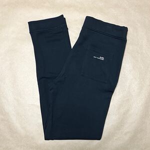 極美品 A.P.C. ITEM Jogger Pants スウェット パンツ ブラック S コットン ジョガーパンツ イージー ボトム APC アーペーセー @b168