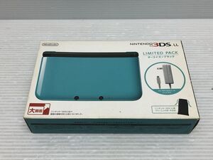 N213-250108-34 ニンテンドー3DS LL リミテッドパック ターコイズXブラック 【中古品】